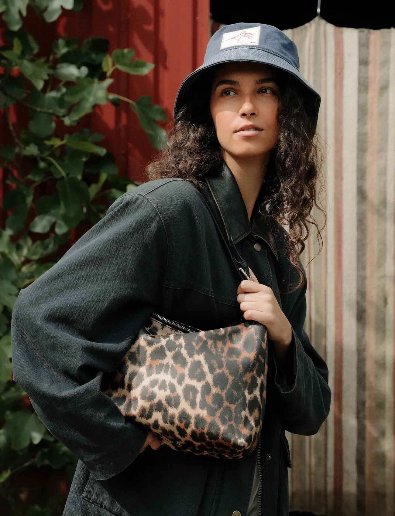 Becksöndergaard Leopa Coated Ginni Medi Bag, One Size, Multi/patterned, Tasker > Små Skuldertasker-Crossbody-Tasker, Dame