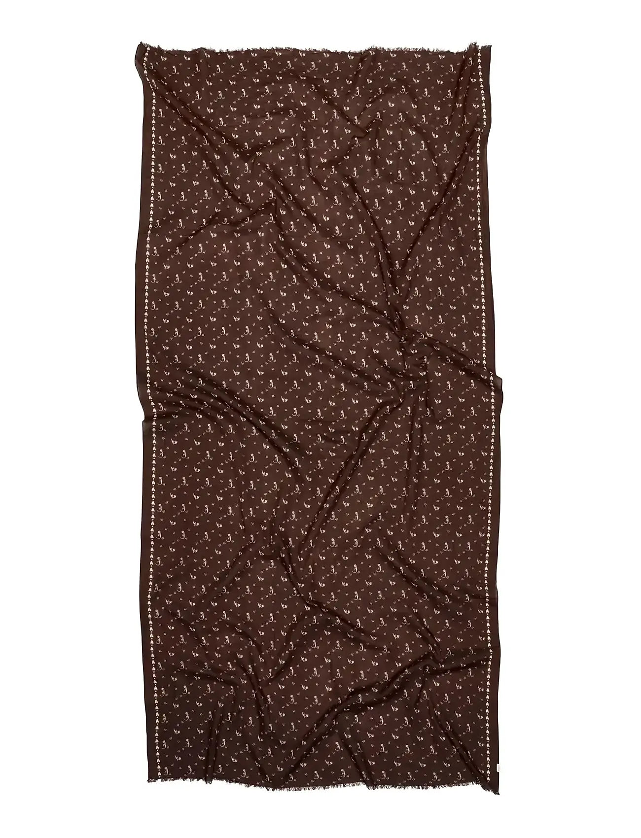 BECKSÖNDERGAARD Tulipa Long Cotta Schal Braun - One Size - Damen