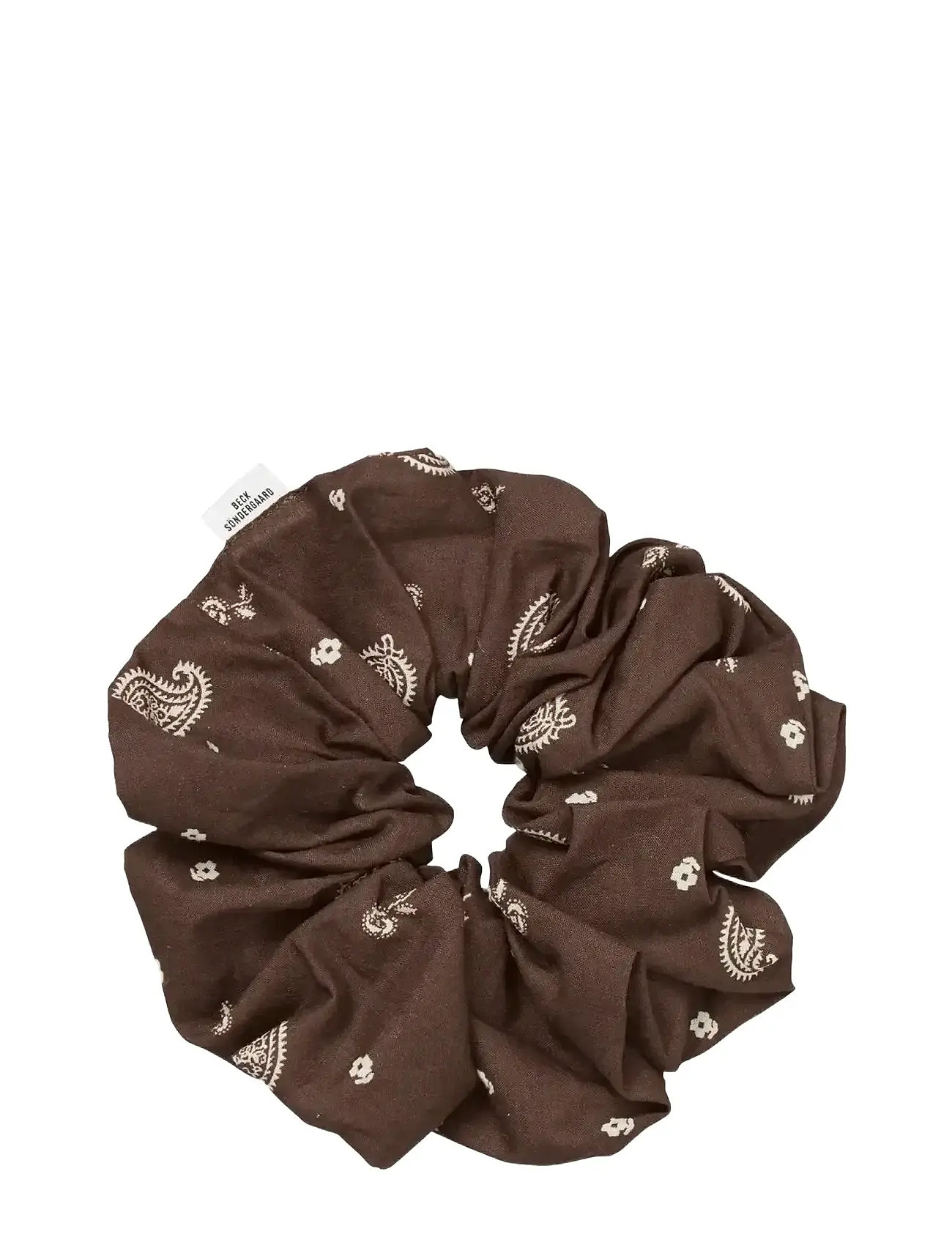 Becksöndergaard Bloom Paisley Scrunchie, One Size, Brown, Hårtilbehør > Scrunchies, Dame