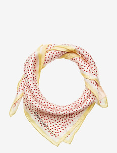 Dylan Dot Scarf - RED LOVE