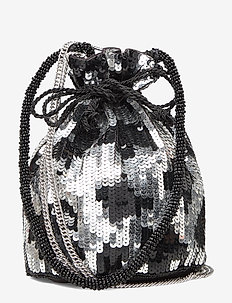 Una Tora Bag - bucket bags - silver