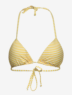 Stribi Bikini Top - driehoekige bikini - cyber yellow