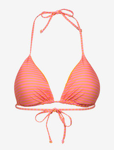 Stribi Bikini Top - bikinis med trekantform - sachet pink