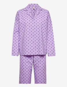 Dot Pyjamas Set - pidžamas - paisley purple