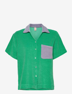 Charlee Terry Shirt - overdele - emerald