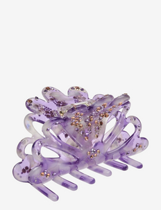 Shine Sille Hair Claw - haarclips - paisley purple