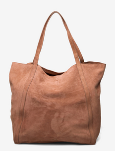 Suede Eden Bag - shoppingväskor - brown