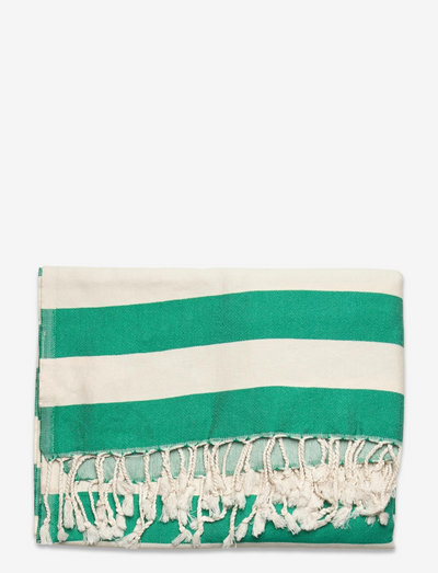 Liney Stripe Towel - hand towels & bath towels - golf green