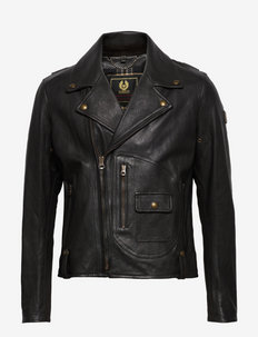 MUSTANG JACKET - leather jackets - black
