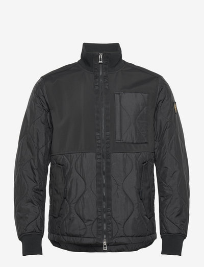 SECTOR OVERSHIRT - quilted - black