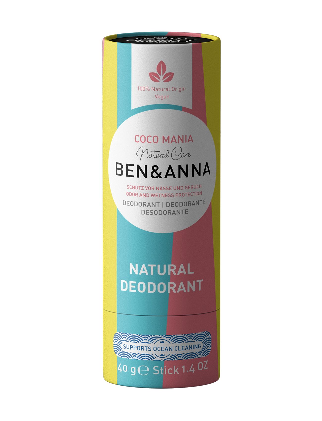 Ben & Anna Ben & Anna Deodorant Coco Mania, 40 g, Nude, Creams & Wipes, Creams & Wipes, Dame