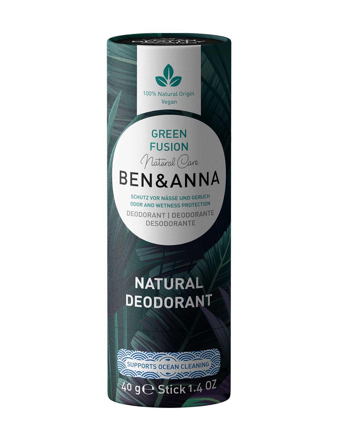 Ben & Anna Ben & Anna Deodorant Green Fusion, 40 g, Nude, Creams & Wipes, Creams & Wipes, Dame