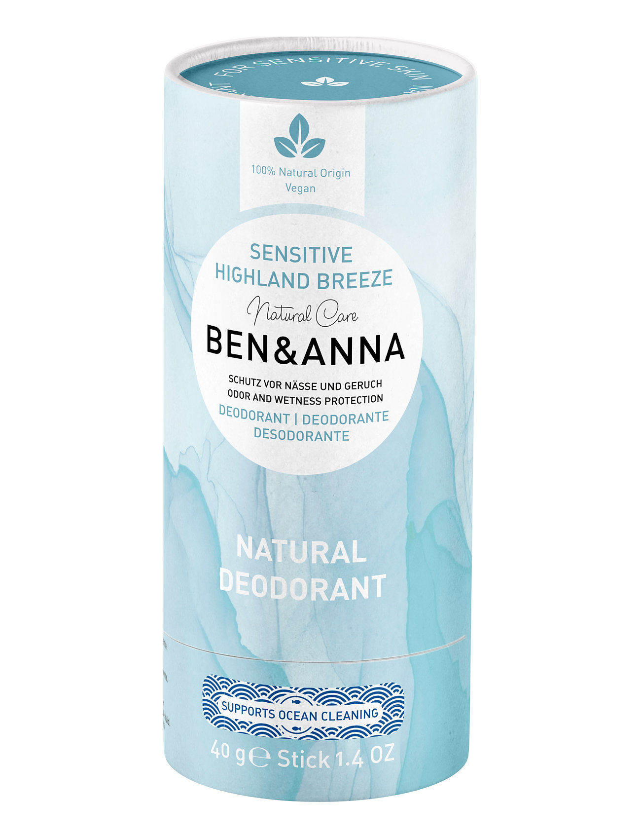 Ben & Anna Ben & Anna Deodorant Sensitive Highland Breeze, 40 g, Nude, Creams & Wipes, Creams & Wipes, Dame