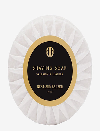 Benjamin Barber Saffron & Leather Shaving Soap - rakgel - no color