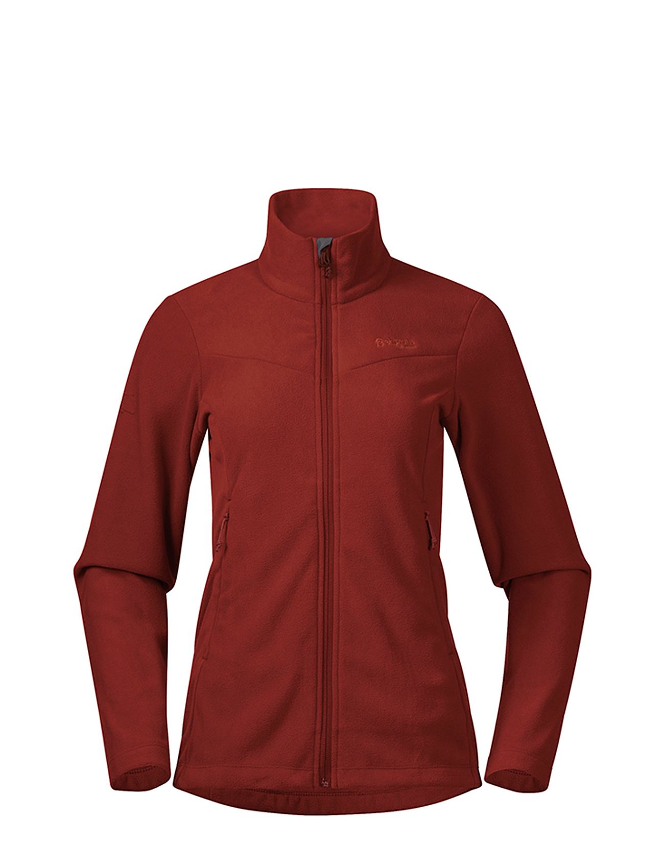 Finnsnes Fleece W Jacket Sport Sweatshirts & Hoodies Fleeces & Midlayers Burgundy Bergans