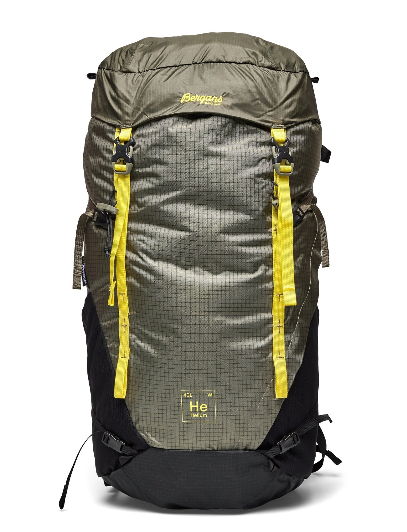 Bergans Helium V5 W 40 Green Mud/Black/Pineapple 40L Khaki Green