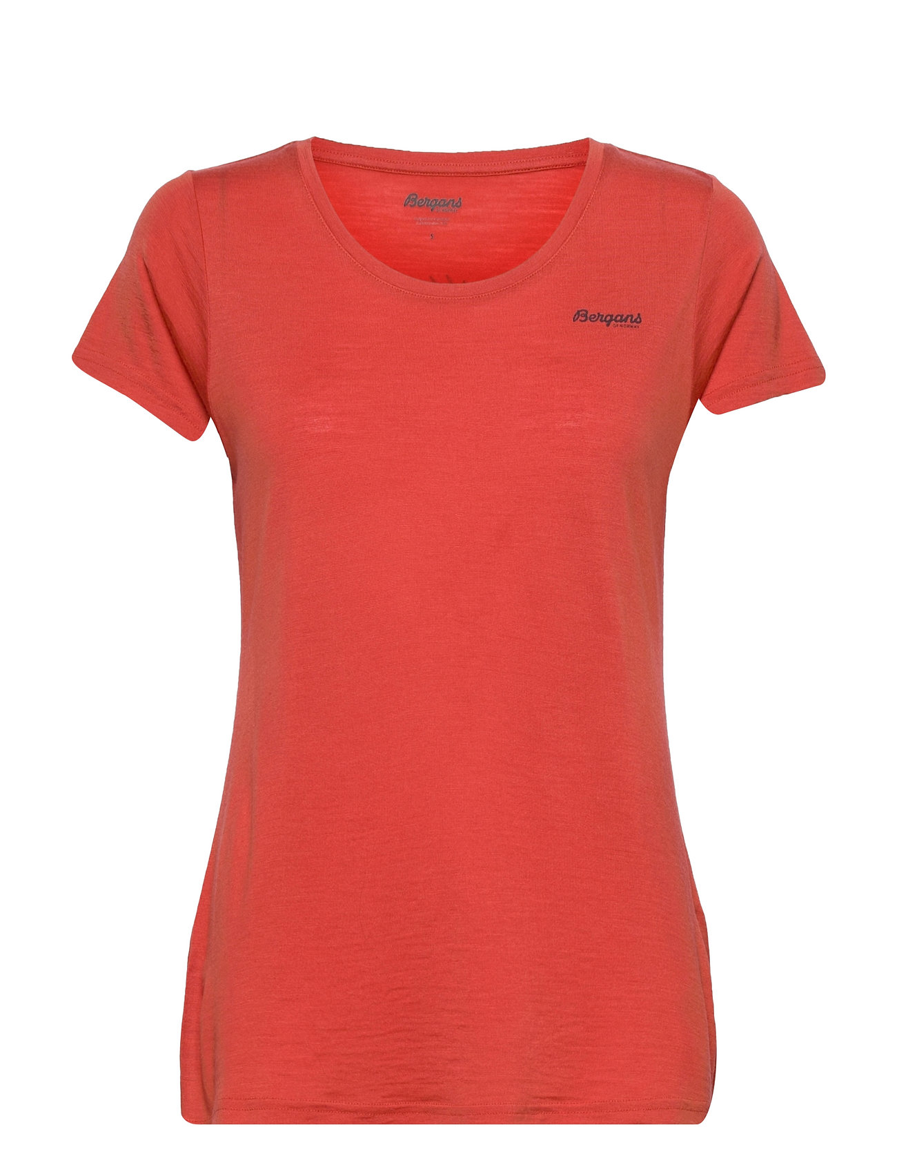 Graphic Wool W Tee T-shirts & Tops Short-sleeved Röd Bergans