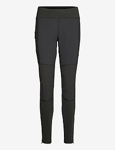 Flyen Outdoor Tights Women - fritidsbukser - solid charcoal/cantaloupe