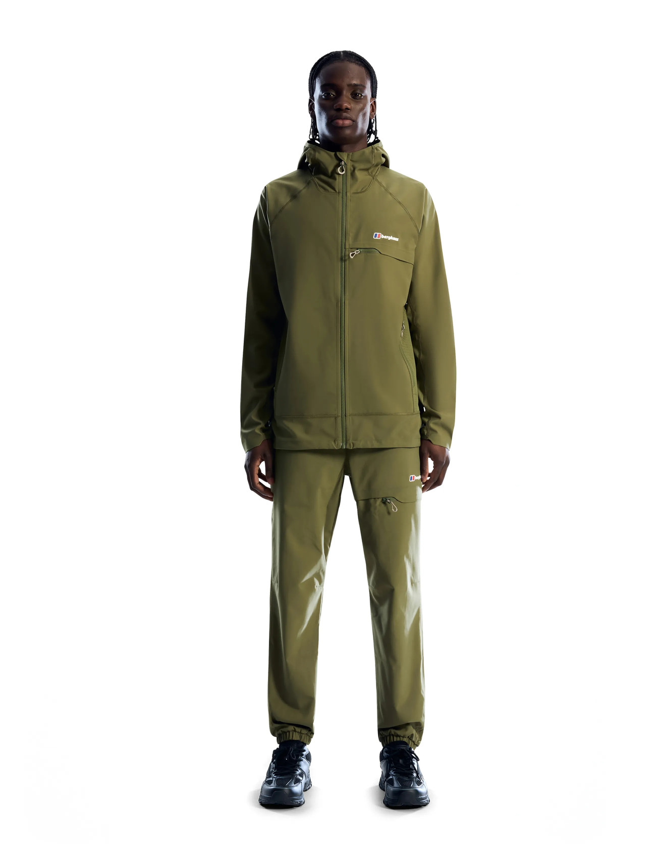 Berghaus Bg Wavertree Pant Am Dkgrn, L, Khaki green, Sport Overtøj > Sport Outdoor Pants, Herre