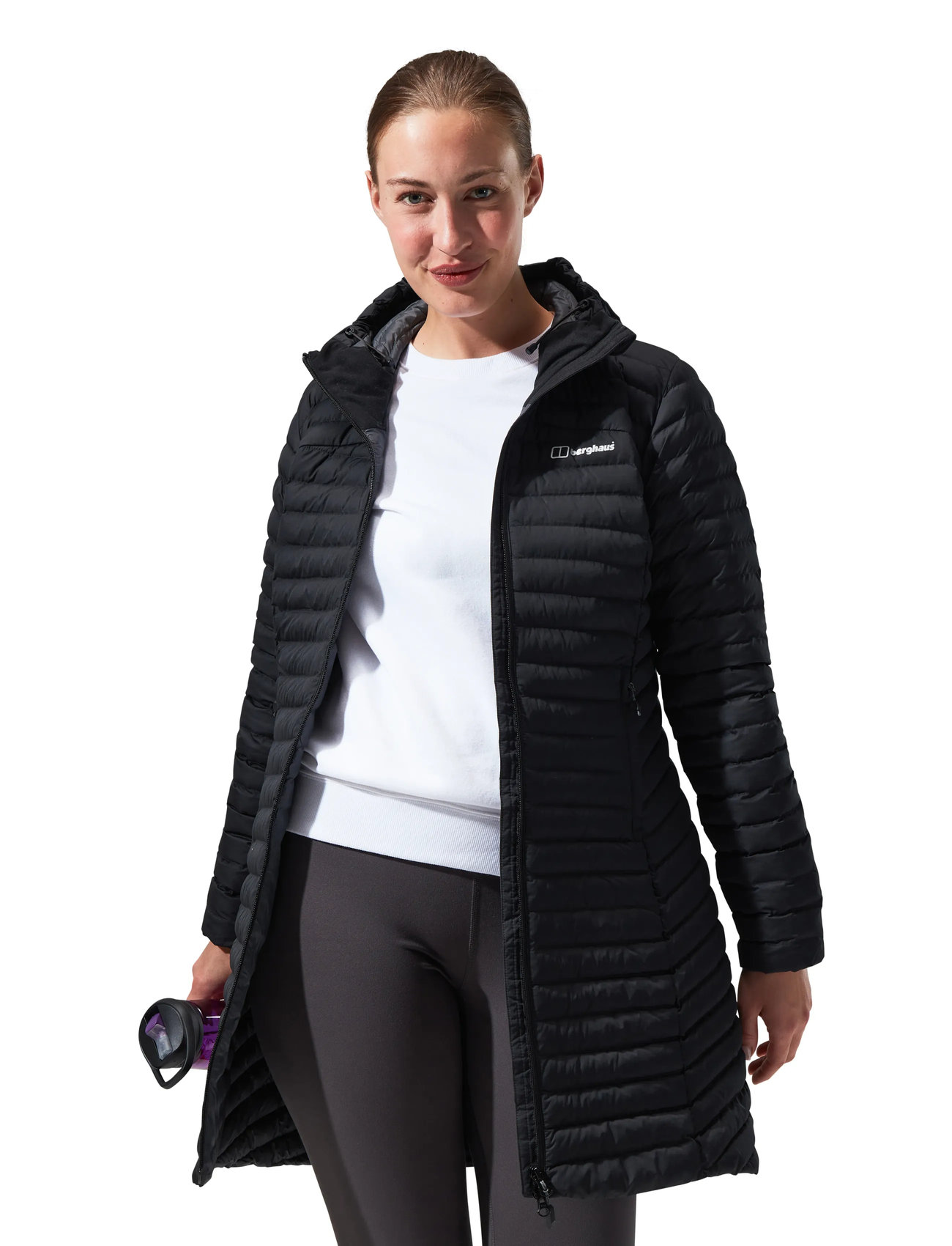 Berghaus Bg Nula Micro Lng Syn In Jkt Af, M, Black, Frakker > Vatterede Frakker, Dame