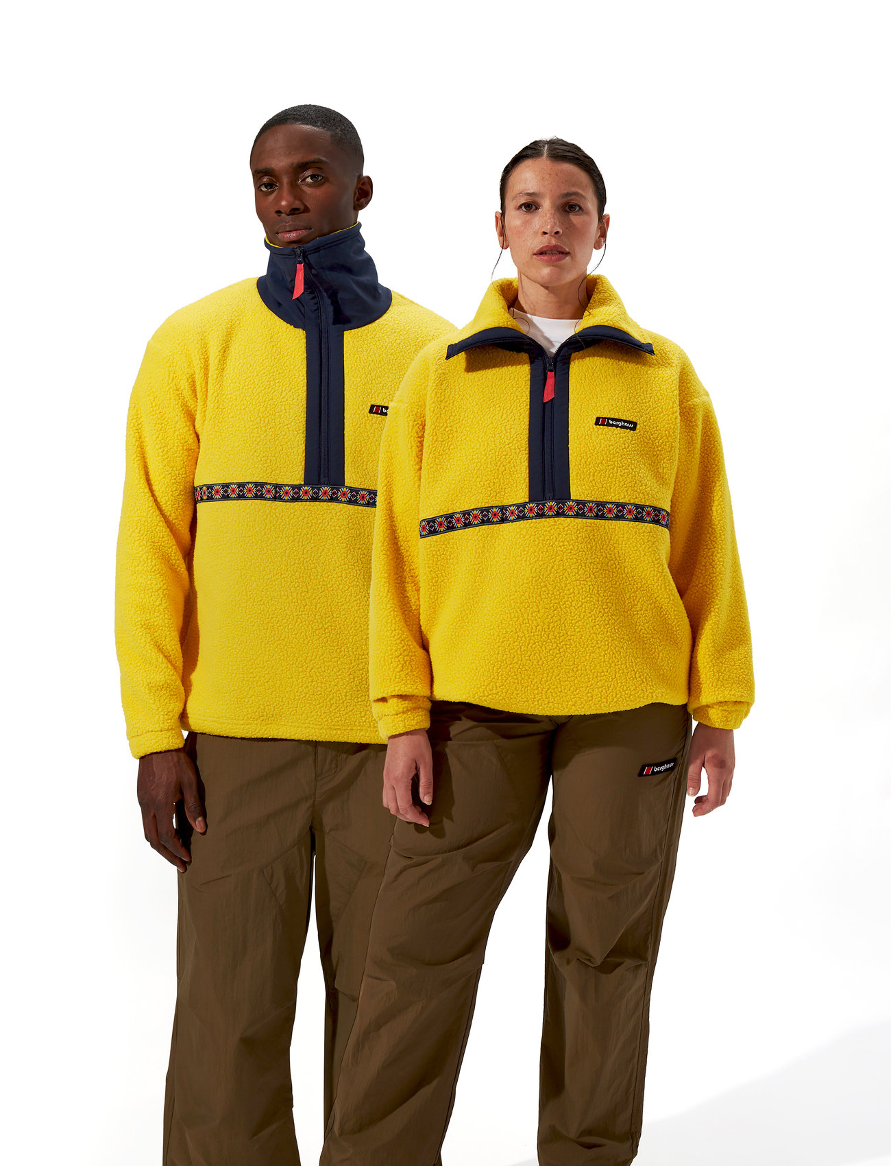 Berghaus Bg U Rhynie Aztec Hz, XS, Yellow, Sport Fleeces & Midlayers > Sport Fleeces, Herre
