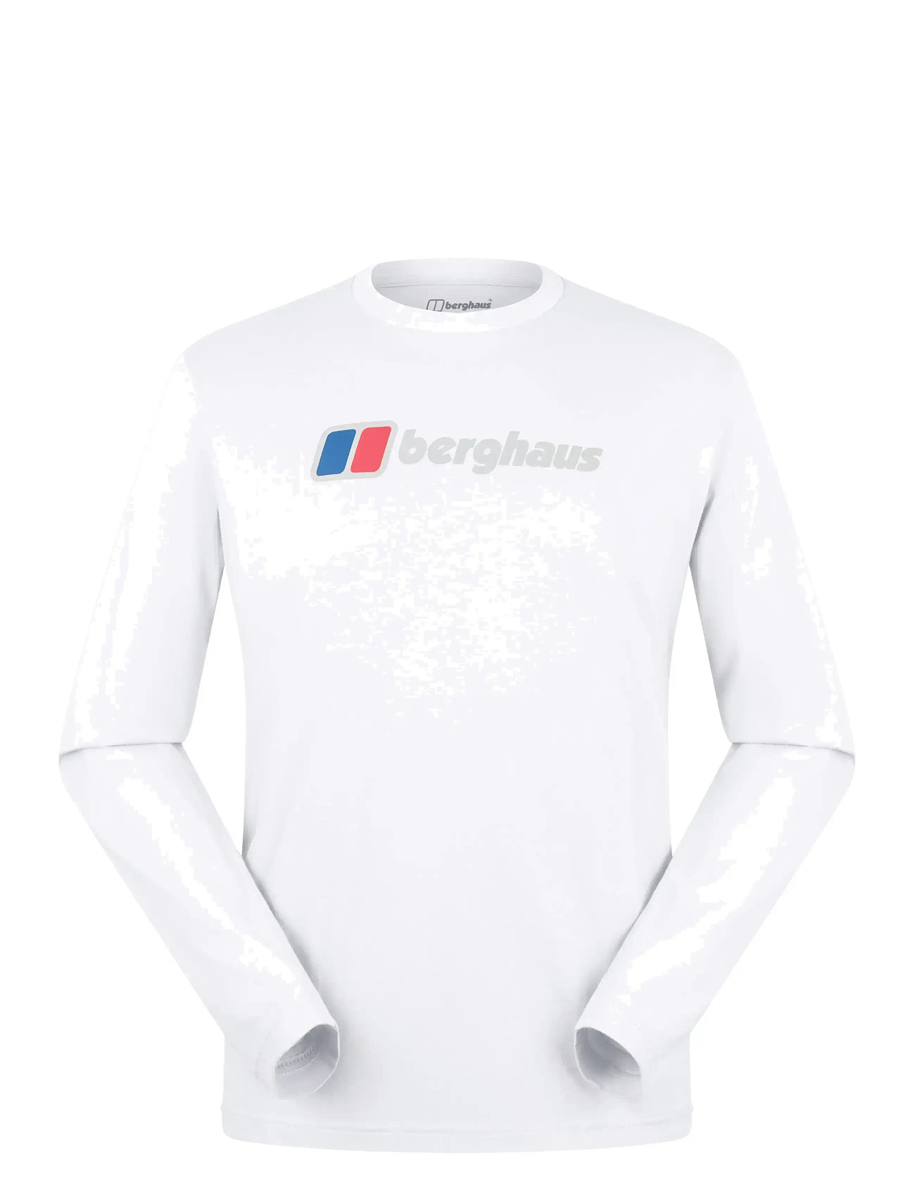 BERGHAUS Bg M Berghaus Big Logo Ls Tee Weiß - XXL - Herren