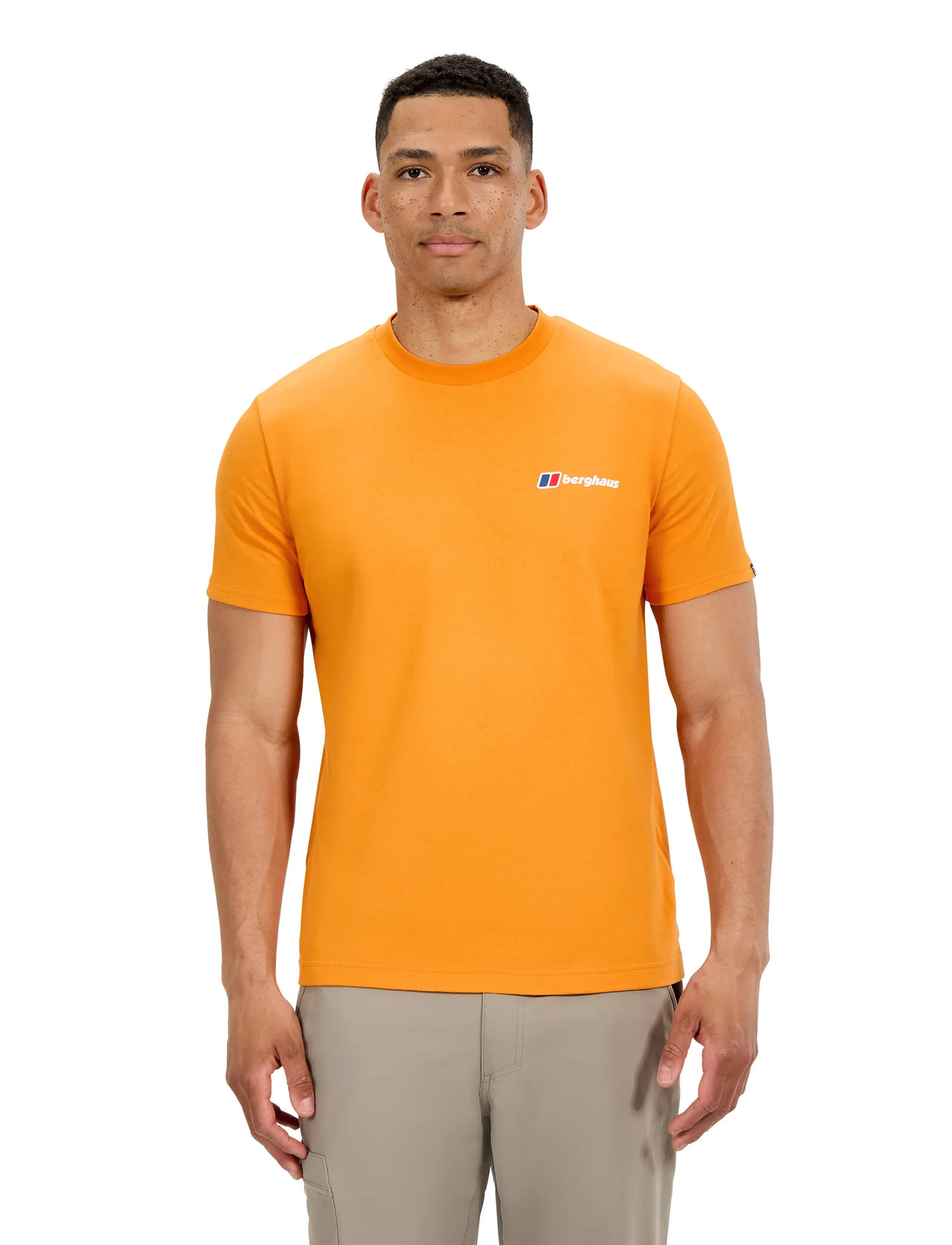 Berghaus Bg M Berghaus Front & Back Tee, M, Orange, Sport Overdele > Sport T-shirts, Herre