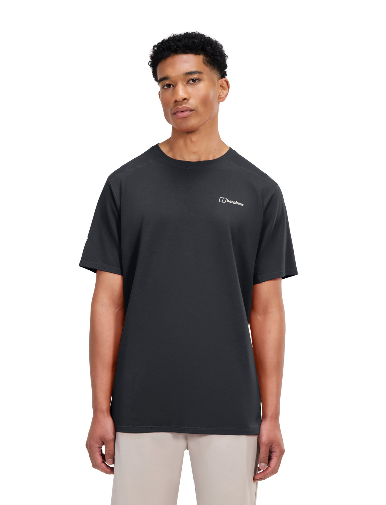 Berghaus Bg M Berghaus Delta Ss Tee, L, Black, Sport Overdele > Sport T-shirts, Herre