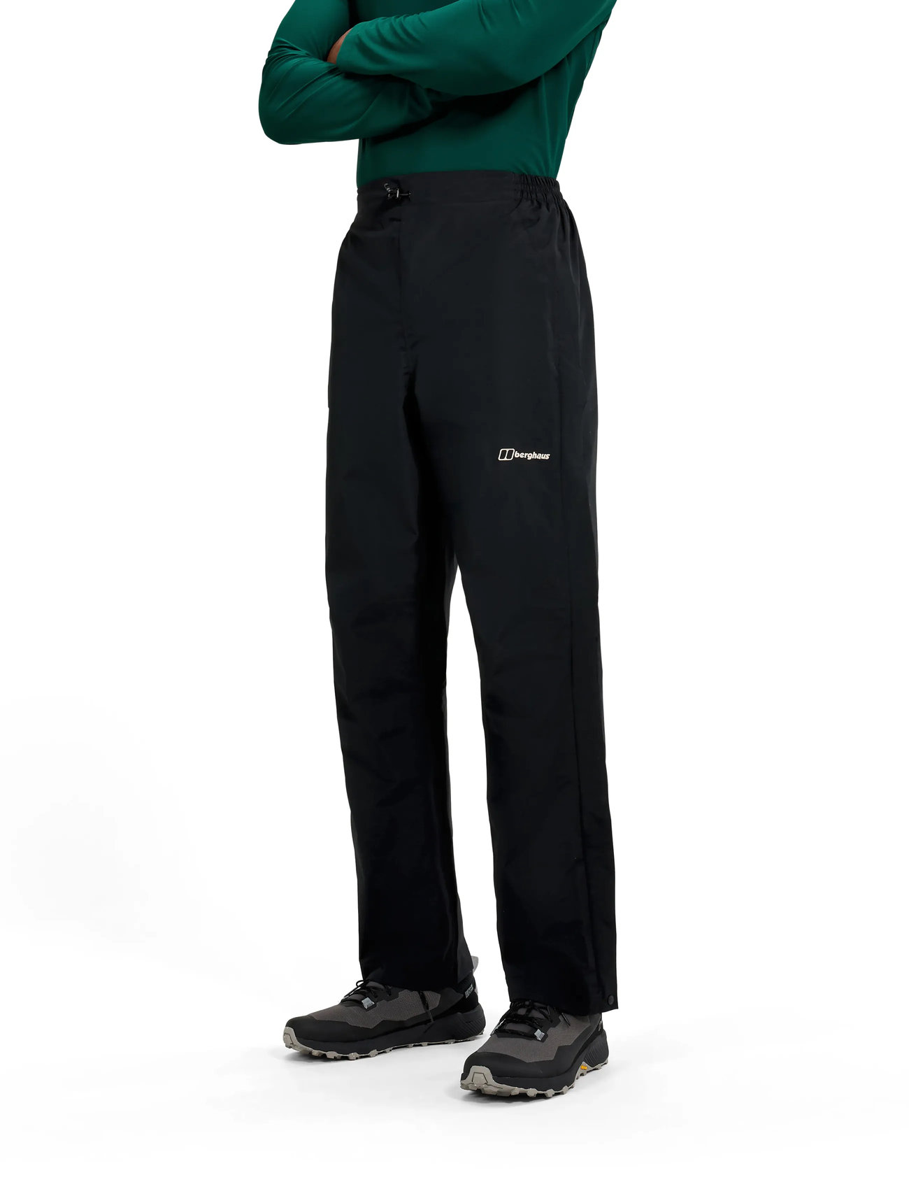 Berghaus Bg Hillwalker 2.0 Pant Am, XXL x 33, Black, Sport Rainwear > Sport Rain Pants, Herre