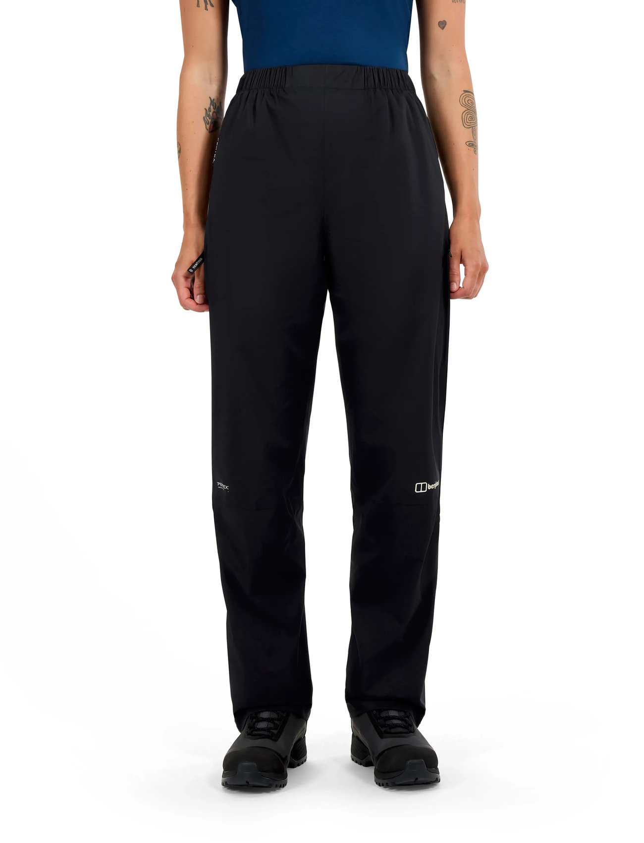 Berghaus Bg Pacsmart 2.5L Pant Af, 42 x 31, Black, Sport Rainwear > Sport Rain Pants, Dame