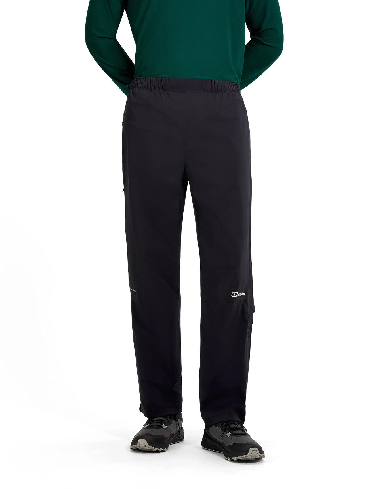 Berghaus Bg Pacsmart 2.5L Pant Am, L x 33, Black, Sport Overtøj > Sport Outdoor Pants, Herre