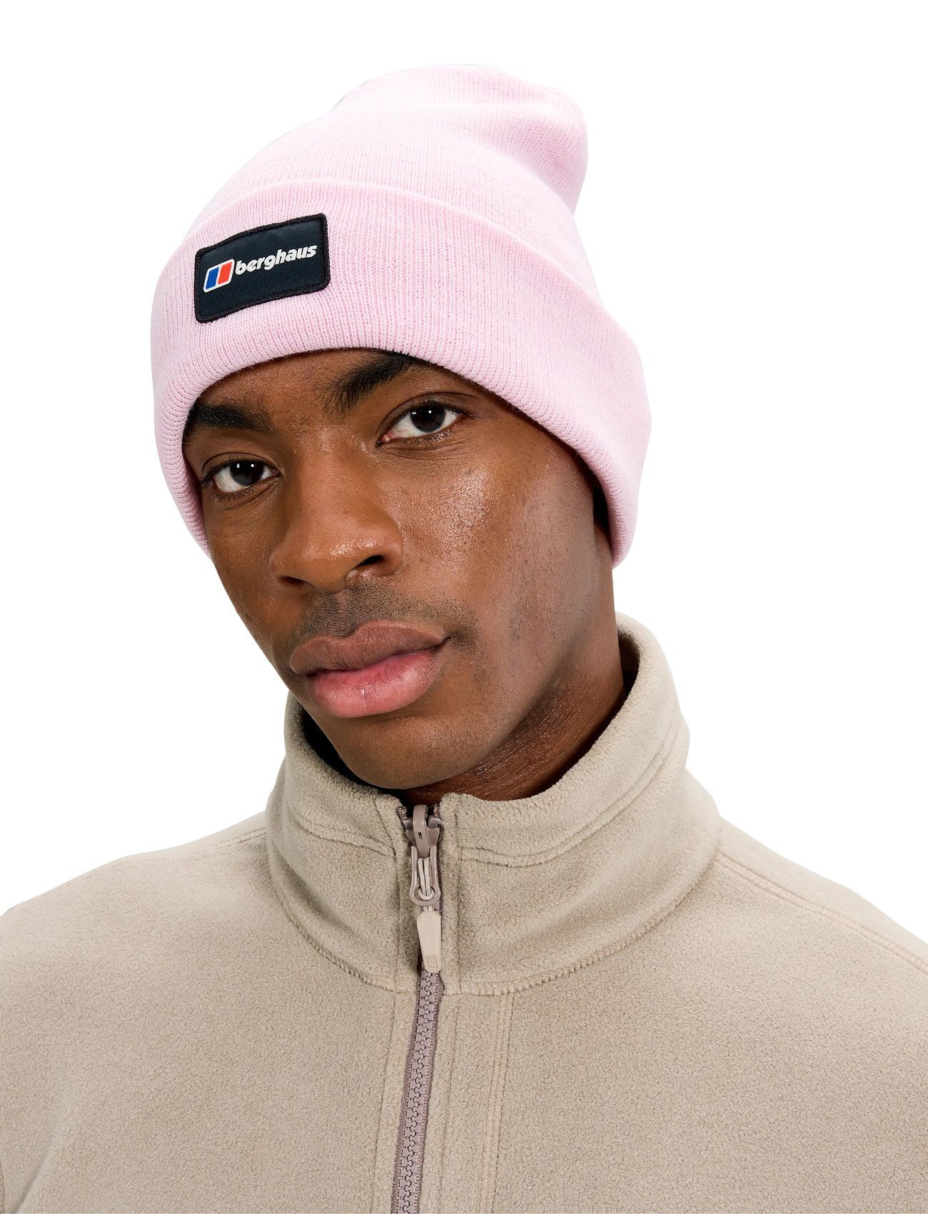 Berghaus Bg Berg Logo Recognition Beanie, One Size, Pink, Sport Accessories > Sport Beanies, Dame