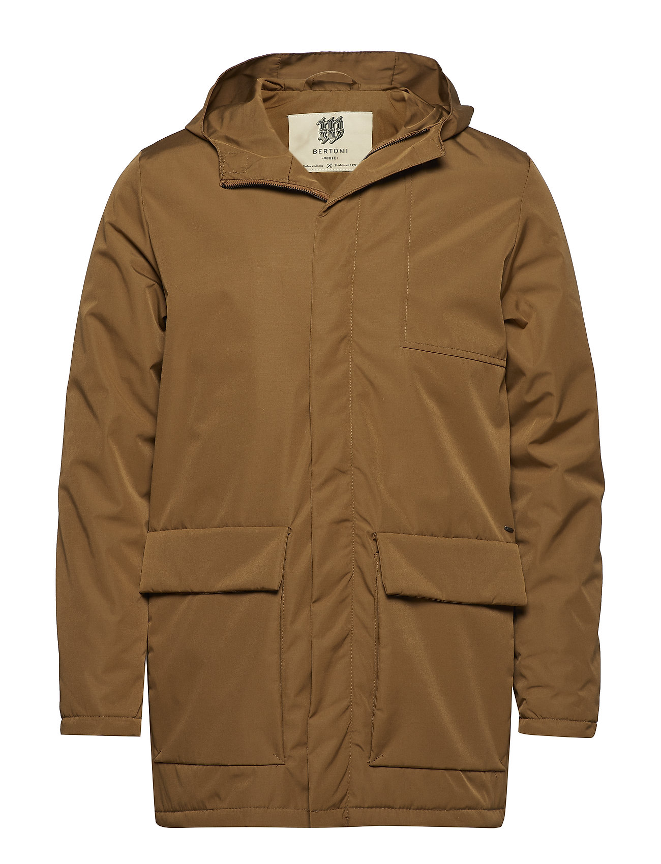 Hadsten Parka Jas Bruin Bertoni bertoni kopen in de aanbieding