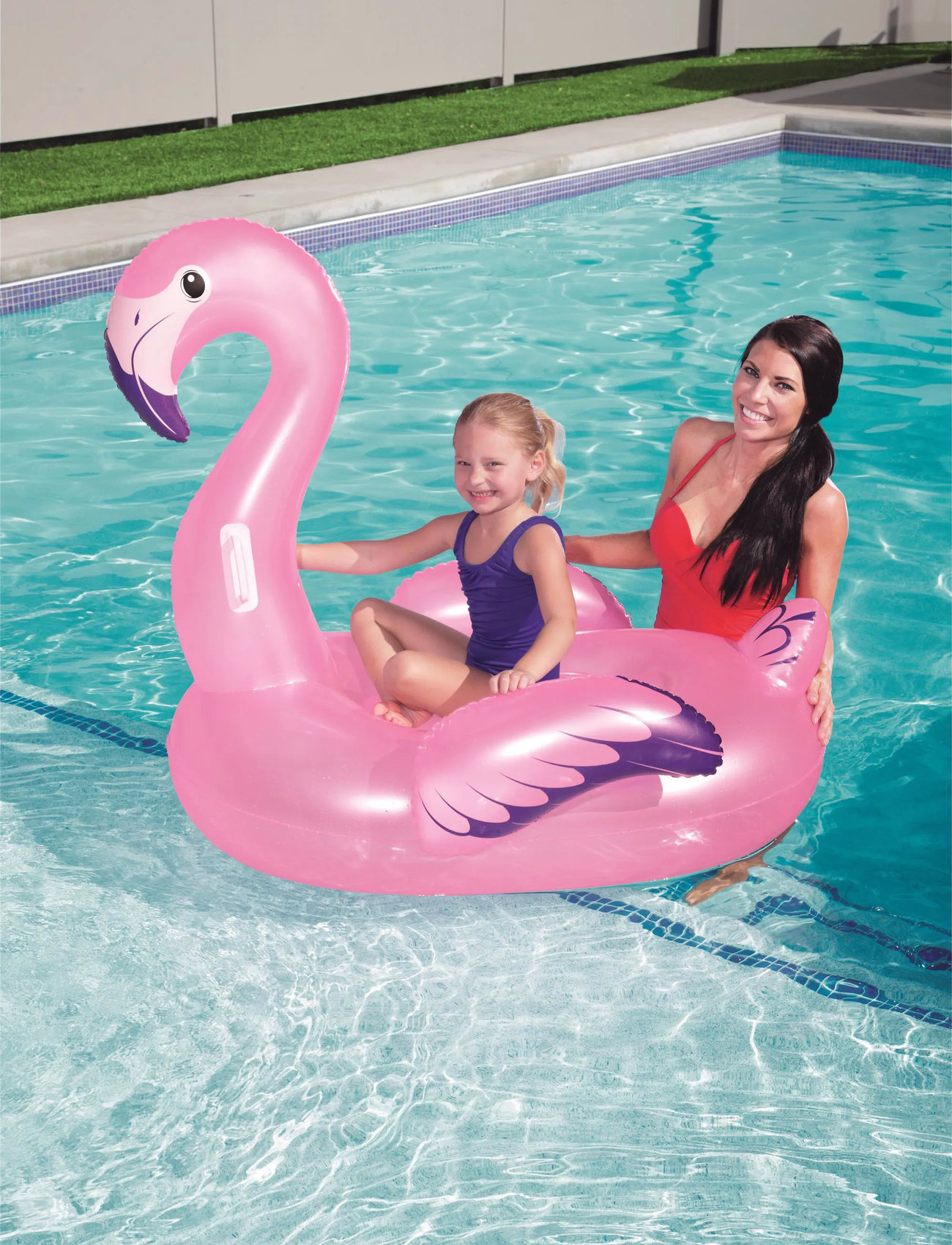 Bestway Flamingo 127 X 127 cm, One Size, Pink, Water Legetøj > Bath Rings & Bath Mattresses, Børn