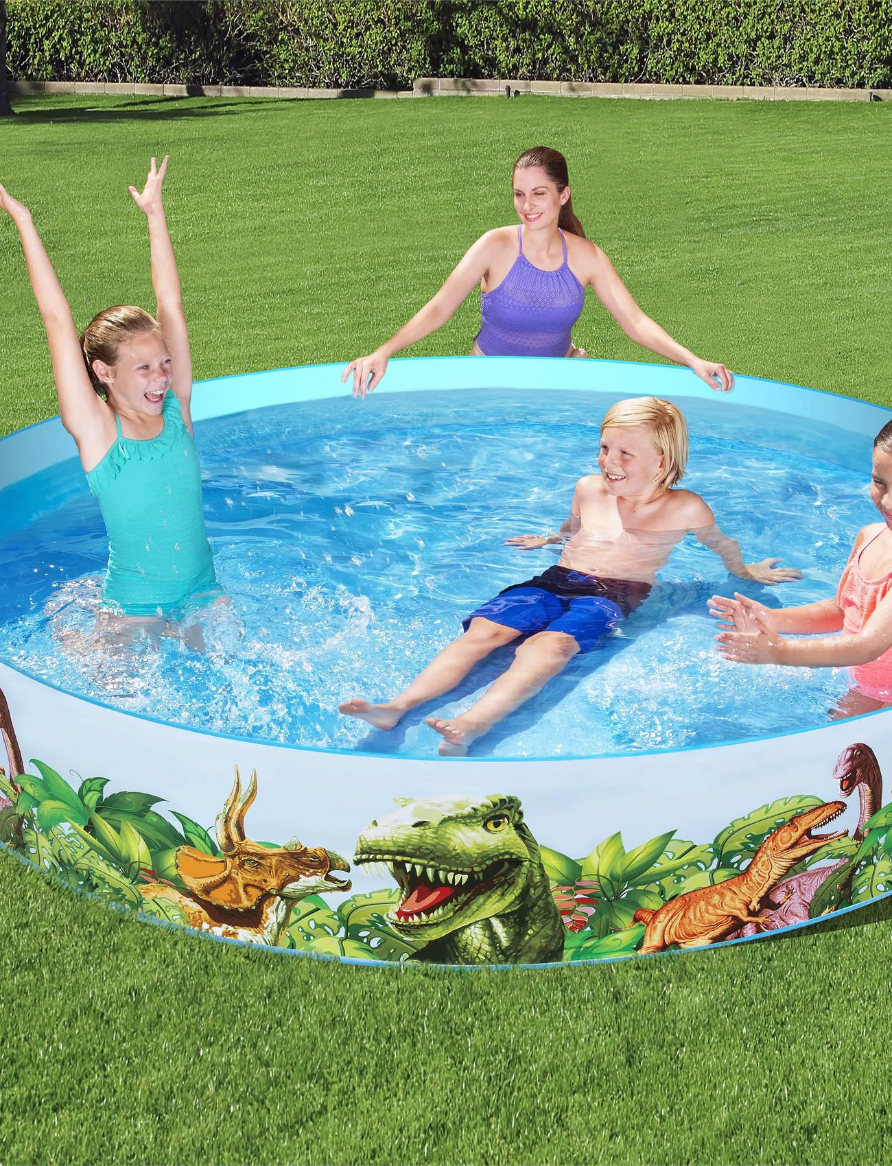 Bestway Dinosaur Fill'n Fun 244 X 46 cm, One Size, Multi/patterned, Water Legetøj > Children's Pools, Børn