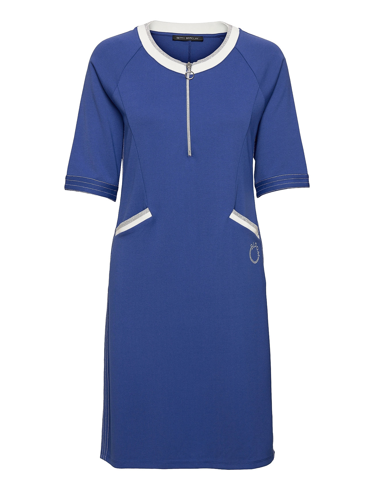 Dress Short 1/2 Sleeve Polvipituinen Mekko Sininen Betty Barclay
