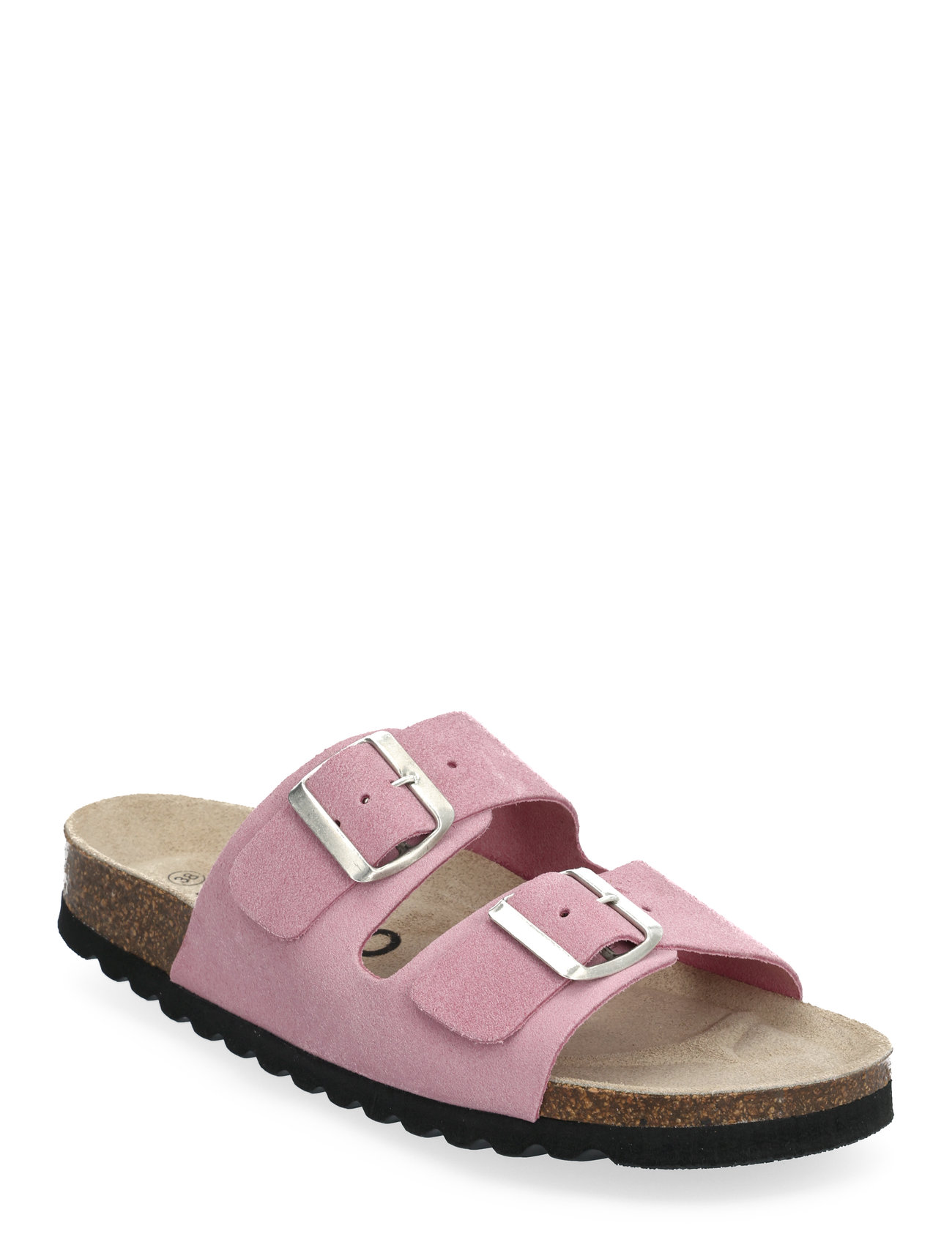 Biaolivia Sandal Suede Flade Sandaler Pink Bianco