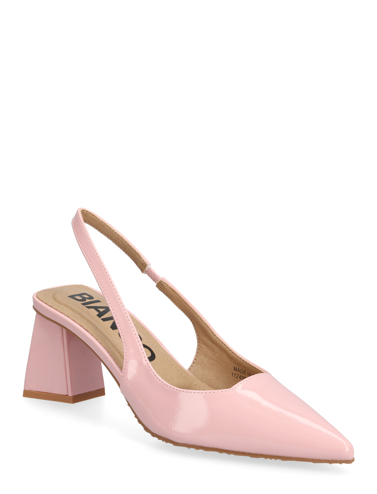 Bianco Biamaralyn Slingback Patent, 40, Pink, Pumps > Sling Backs, Dame