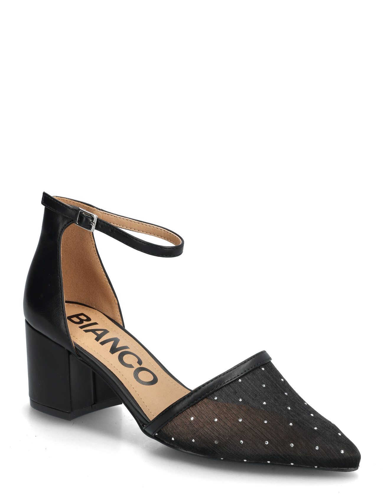 Bianco Biadevived Pump Mesh, 38, Black, Hæle > Pumps, Dame
