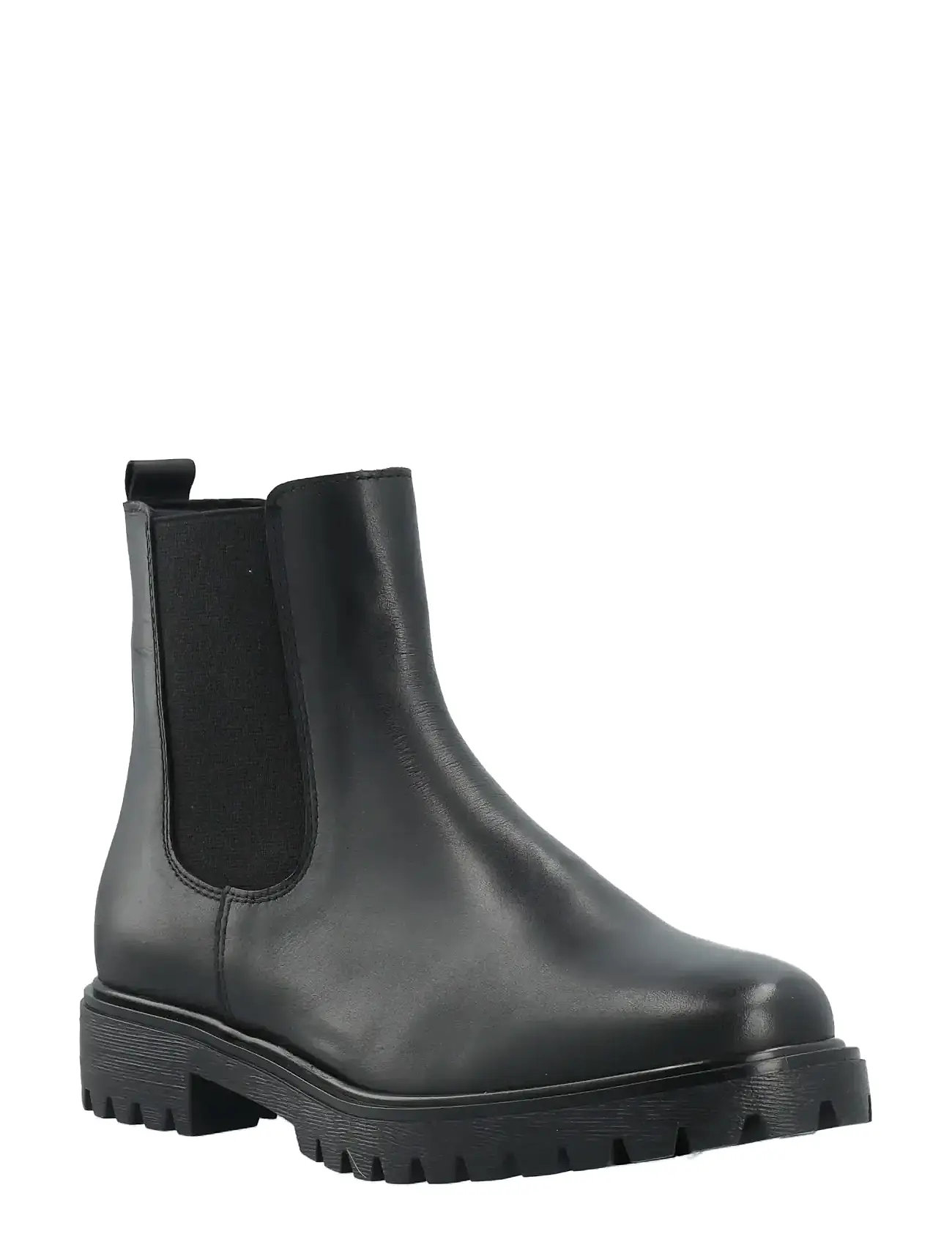 BIANCO Biagina Chelsea Stiefel Smooth Leder Schwarz - 39 - Damen