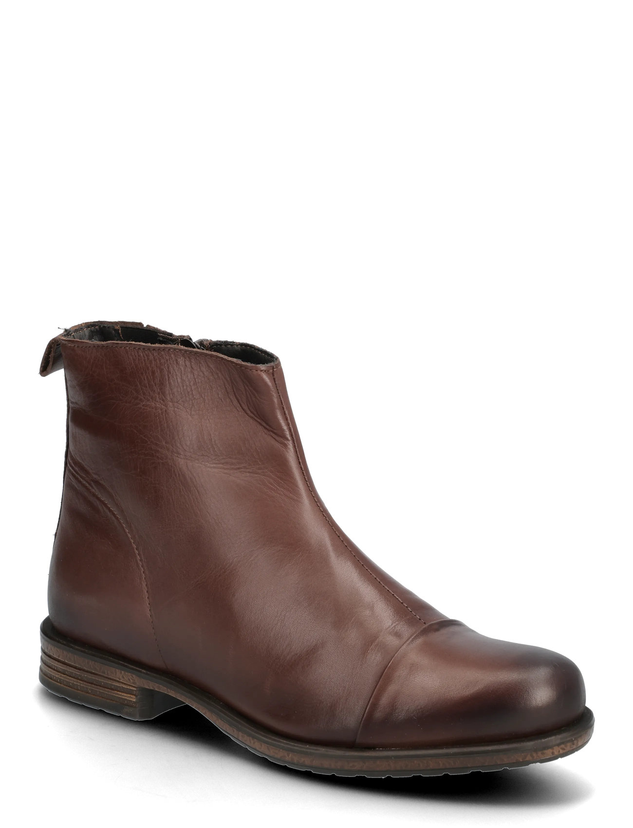 BIANCO Biadanelle Ankle Stiefel Smooth Leder Braun - 38 - Damen