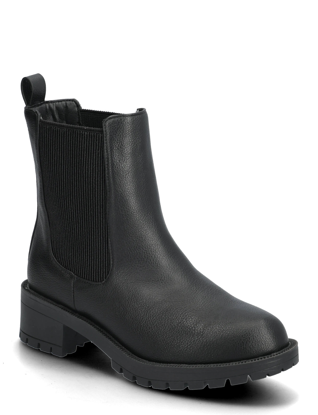 BIANCO Biapearl Mid Chelsea Stiefel Faux Leder Schwarz - 41 - Damen