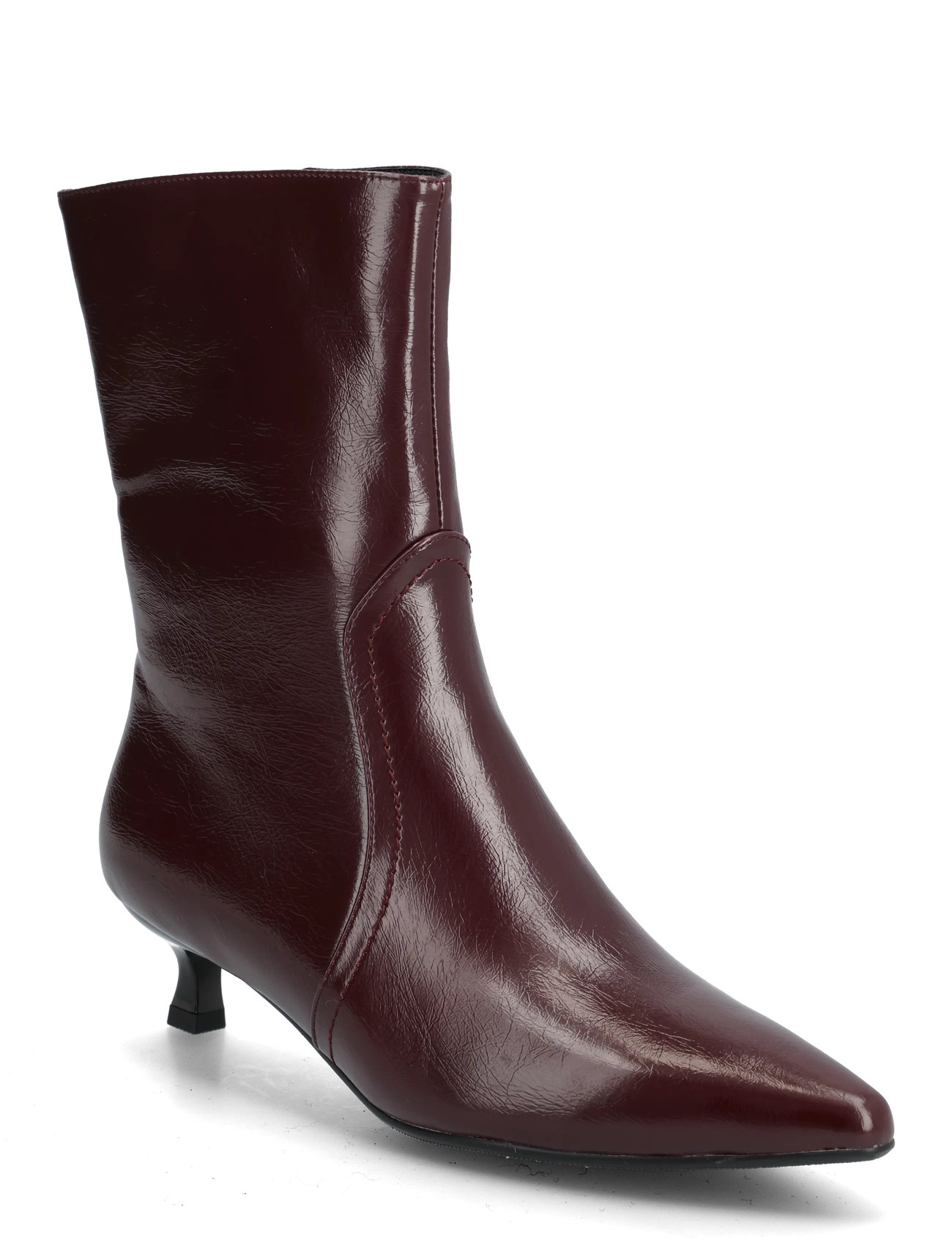 BIANCO Biajessica Zip Stiefel Faux Leder Burgundy - 41 - Damen