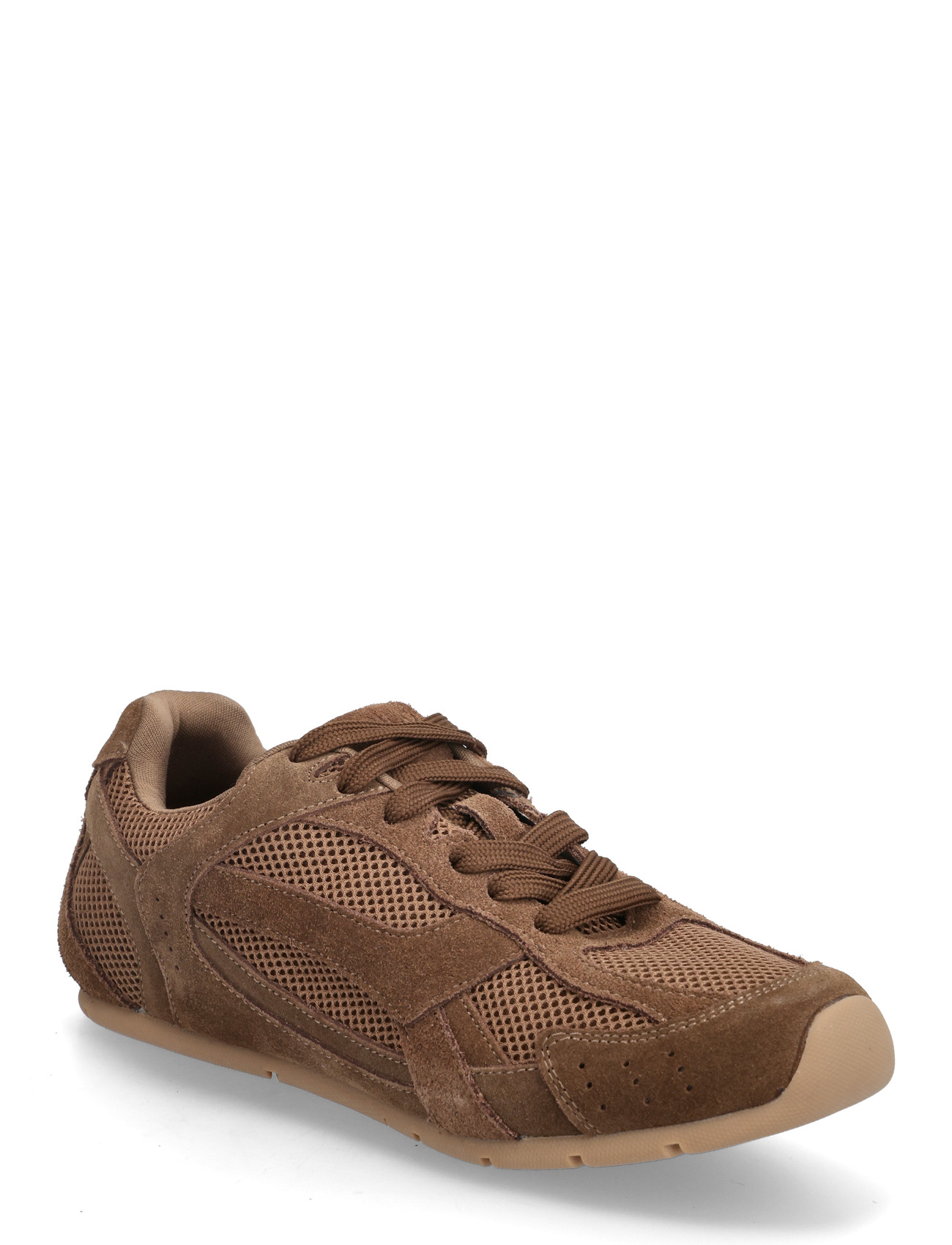 Bianco Biamercury Sneaker Suede, 40, Brown, Sneakers > Sneakers Med Lav Top, Dame