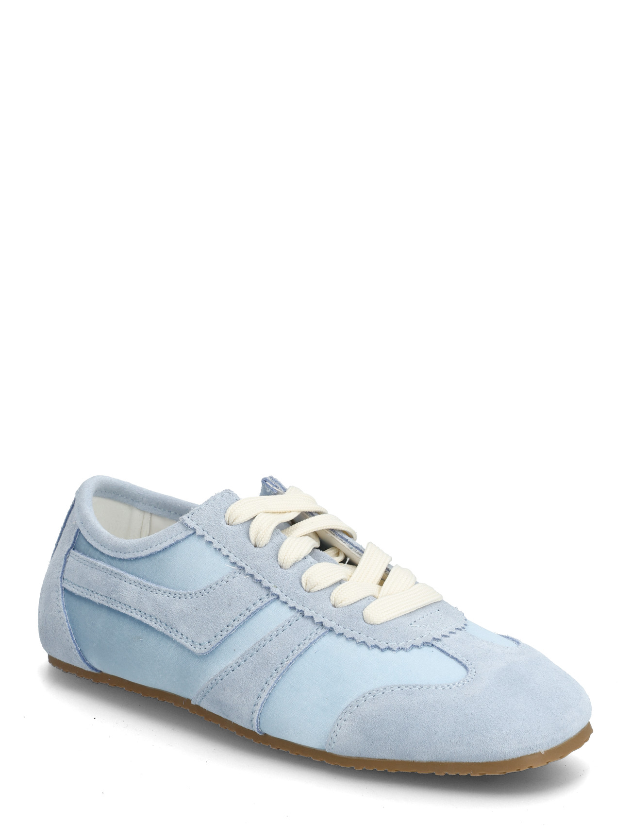 Bianco Biafrede Sneaker Satin & Suede, 40, Blue, Sneakers > Sneakers Med Lav Top, Dame