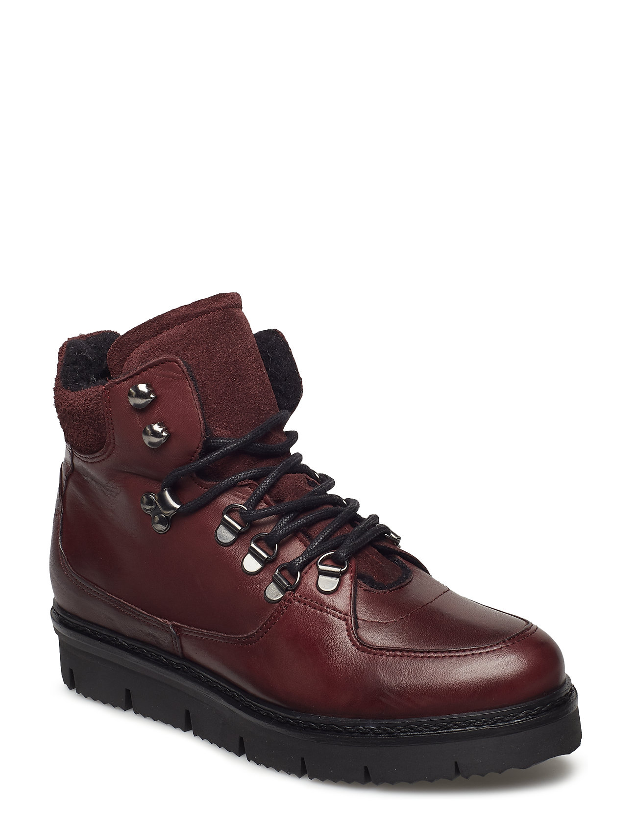 Warm Hiking Boot Enkellaars Zonder Hak Rood Bianco bianco kopen in de aanbieding