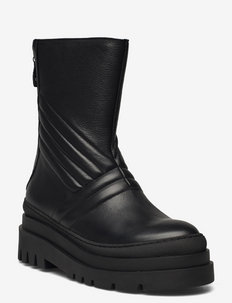 BIADEMA Zip Boot - flat ankle boots - black