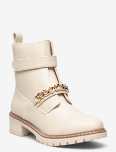 BIADELPHA New Chain Boot - flat ankle boots - natural
