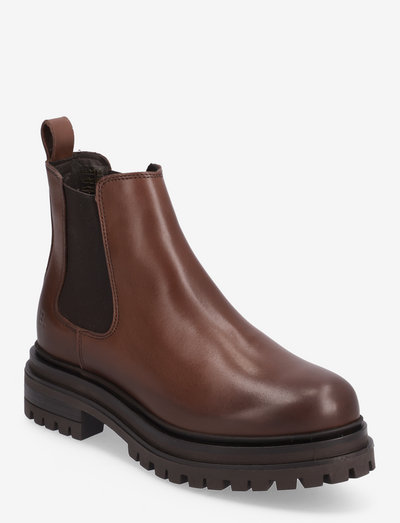 BIADARLENE Chelsea Warm Boot Crust - chelsea boots - dark brown