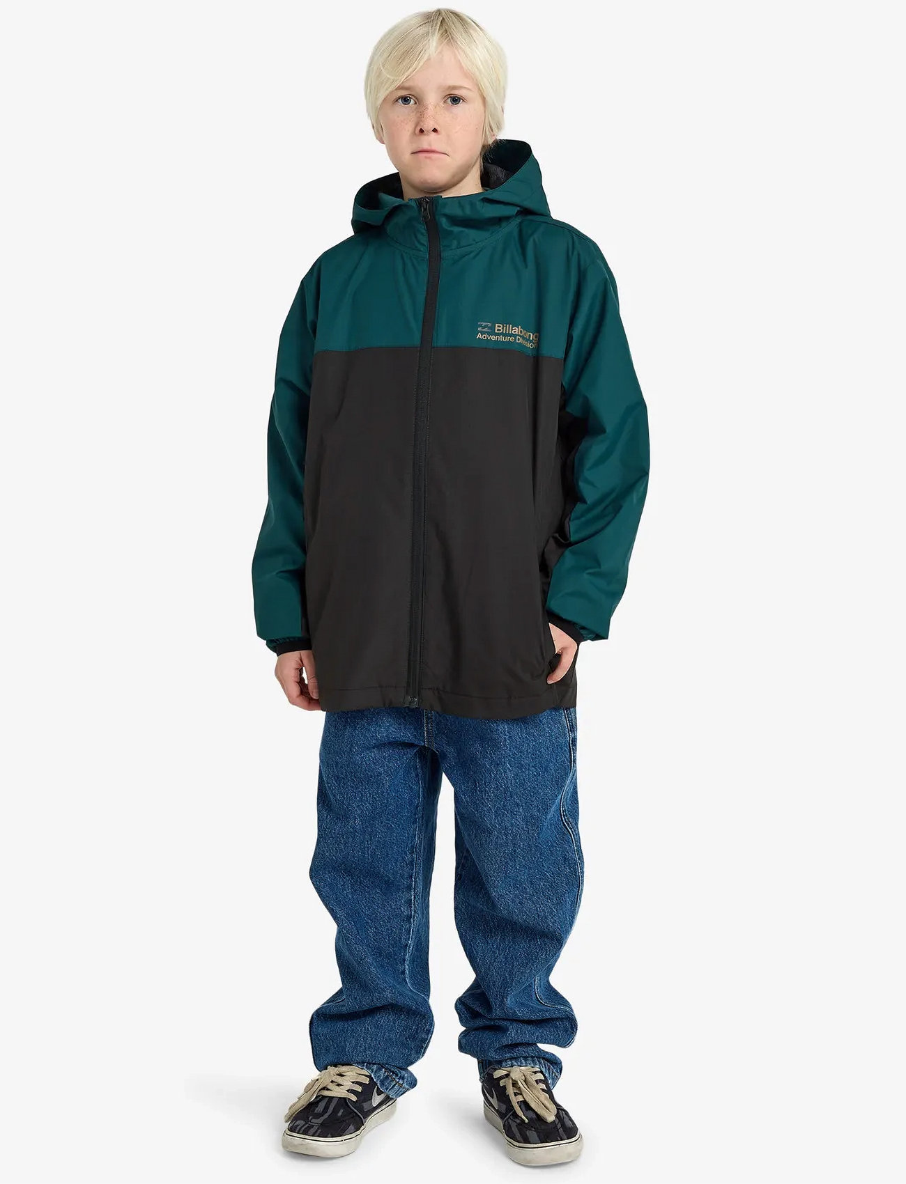 Billabong Transport Windbreaker, 152, Black, Jakker & Frakker > Windbreaker, Børn
